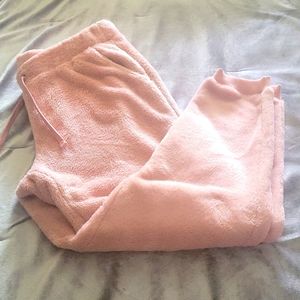 Old Navy Furry Blush Pink Sweats